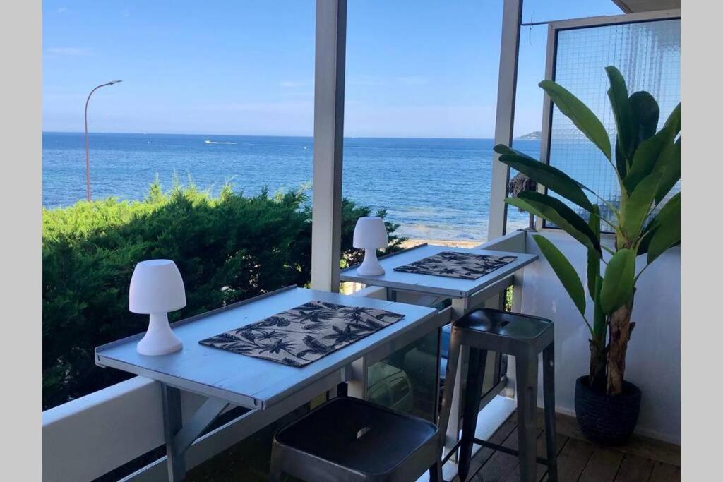 Charmant Studio Avec Terrasse Vue Mer A 50 M Sainte-Maxime Exterior foto